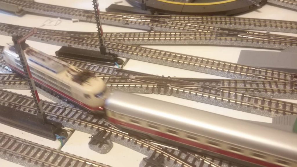 Tomix n scale Track Doppelkreuzweiche Test DKW