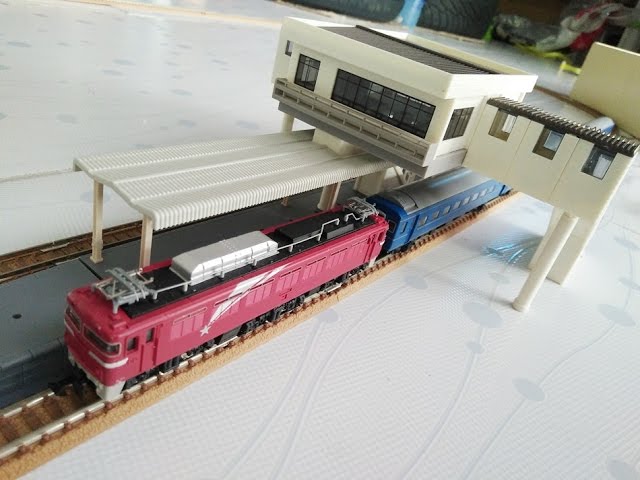 โมเดลรถไฟจำลอง Tomix basic set EX EF81 n scale starter set test run