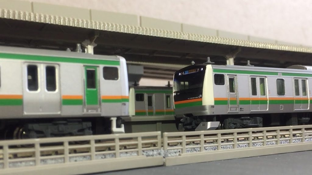 E231系U538編成・E233系E-52編成連結再現【N再現】