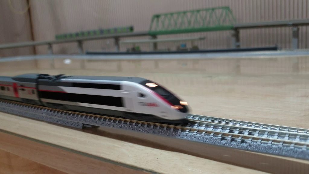 [철도모형] KATO TGV Lyria and Subway E235 train with TOMIX Rail(A+B+C)