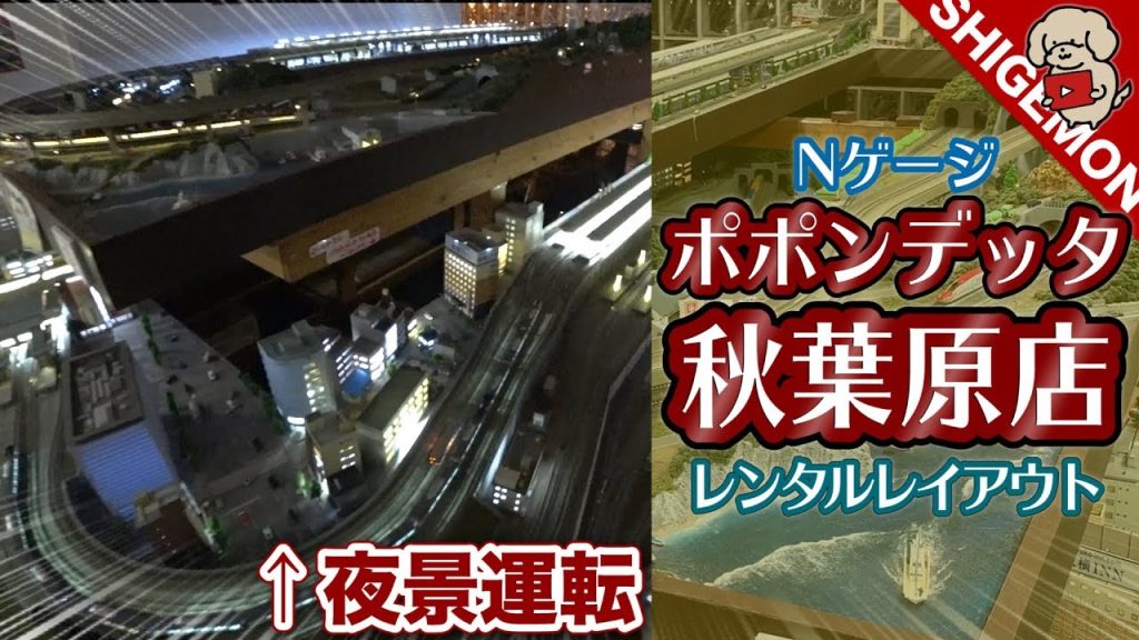 ポポンデッタ秋葉原店のレンタルレイアウトに行ってきた / Nゲージ 鉄道模型【SHIGEMON】