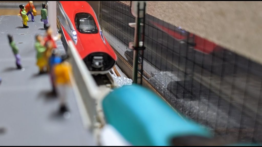 【Nゲージ】新幹線連結シーンを電車でGo風に再現してみた 【こまち✕はやぶさ】SHINKANSEN Model train connection scene.