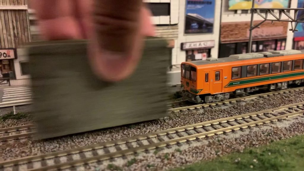 Tomix Japan - N Scale Track Cleaning Car and my Japanese model railway