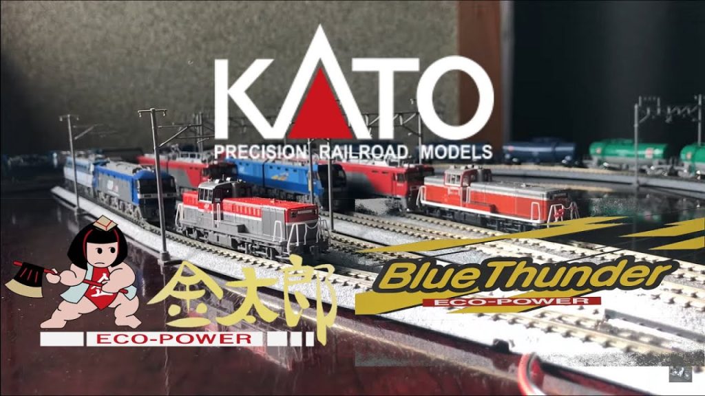 【Nゲージ】KATO EH500 金太郎 EH200 ブルーサンダー 走行動画