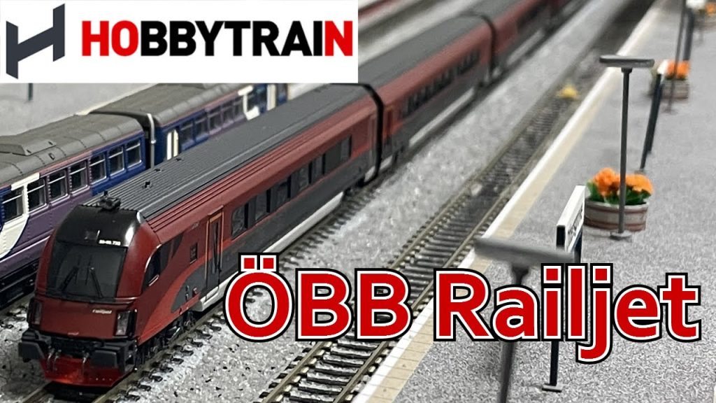 Hobbytrain ÖBB Railjet in N-gauge / オーストリア連邦鉄道レールジェット Nゲージ