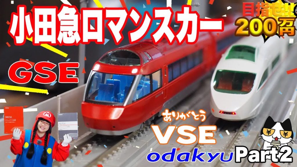 【鉄道模型】小田急ロマンスカーVSE引退記念‼️ありがとうVSE‼️【TOMIX】