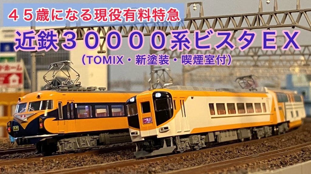 【鉄道模型】近鉄30000系ビスタＥＸ【TOMIX・新塗装・喫煙室付】