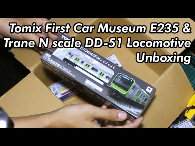 Tomix First Car Musem E235 Series & Trane N Scale DD51 Unboxing