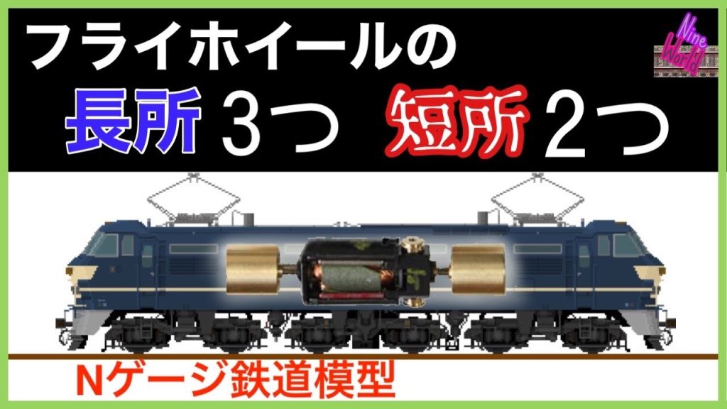 【Ｎゲージ鉄道模型】フライホイールってそんなに凄い？、スロー走行、惰走、スムース、無電区間走破、前面展望、E257、E259、EH500、EF210、EF60、EF58、EF65