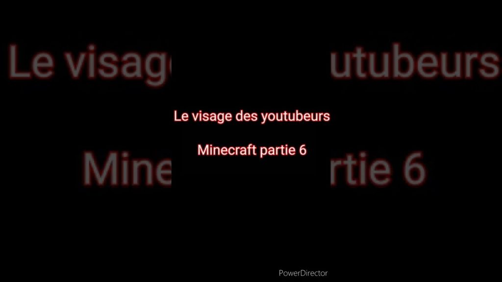 Le visage des youtubeurs Minecraft partie 6 ! #shorts #youtuberminecraft #visage