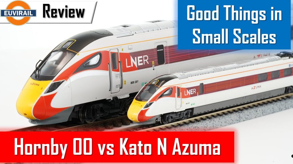 Review: Kato Class 800 LNER Azuma for N Gauge and comparison with Hornby 00 Gauge Class 800 Azuma