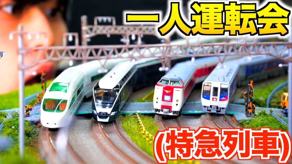 【自宅レイアウト】Nゲージ 一人運転会 テーマ：特急列車【Nゲージ/鉄道模型】