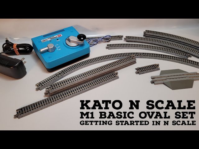 Starting in N scale using Kato M1 20-850-1 - setting up a basic oval