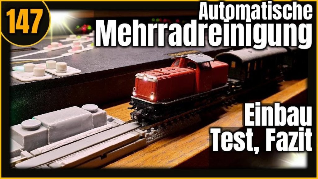 Radreiniger für Loks und Wagen - TOMIX 6415 Einbau, Test, Fazit  #147 🚂  Modellbahn Wartung + Pflege