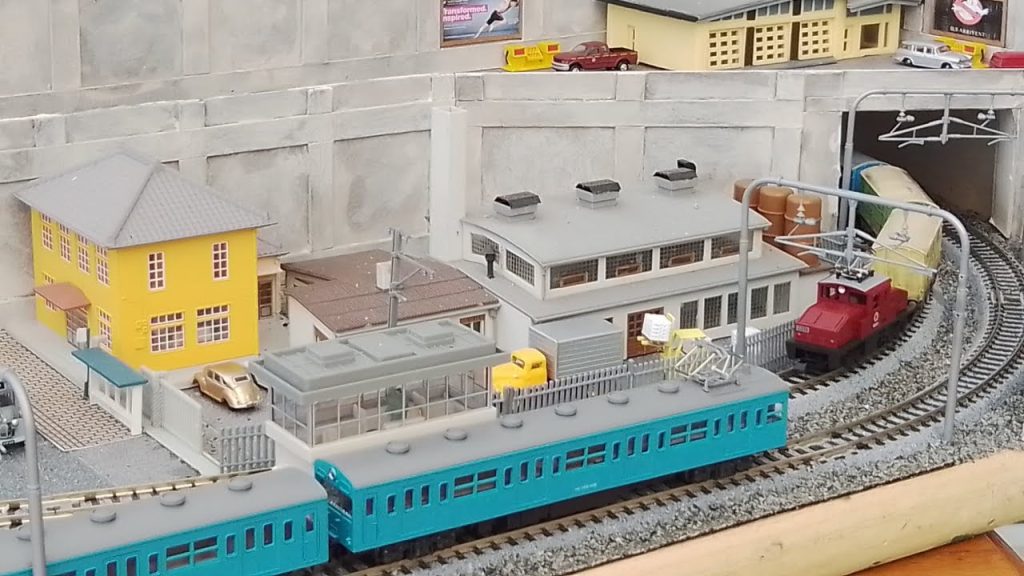 N Gauge Exhibition Layout. Kato locomotives and EMU. Update