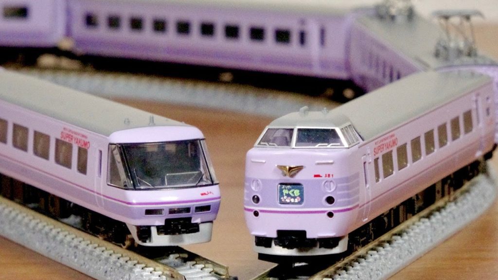 お得にゲット！かっこいい国鉄車両 Nゲージ JR381系特急電車 (スーパーやくも) リバイバルカラー見にいてめちゃ好きになりました☆ヘッドマークやパンタグラフ・パノラマカーも良い！プラレール化に期待