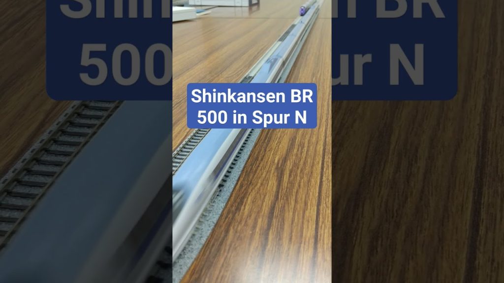 Shinkansen Baureihe 500 in Spur N #Nゲージ #新幹線500系 #Tomix #shorts #名古屋鉄道模型クラブ