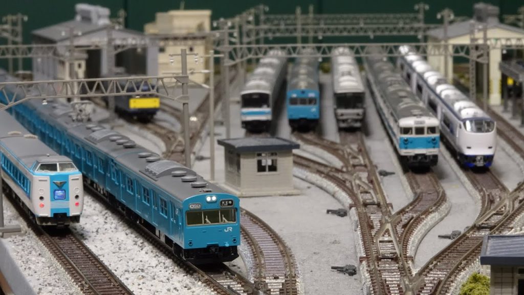 TOMIX 103系で阪和線を再現してNゲージレイアウトを楽しむ！N scale  model railroad layout