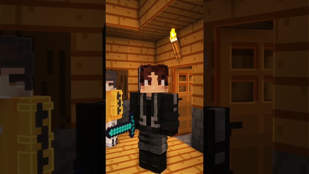 Pov : Tu tombes sur un village sur Minecraft