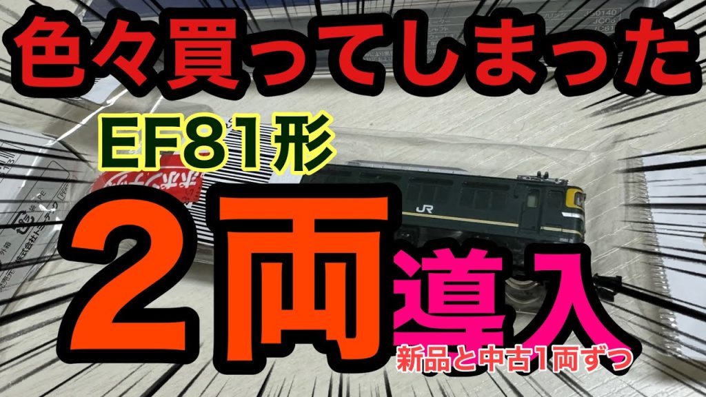 【散財】色々あってTOMIX EF81形トワイライトExp.色を2両も買ってしまった‼︎