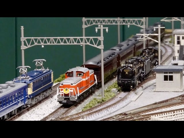 SLじゃない「やまぐち号」をNゲージレイアウトで楽しむ！N scale model railroad layout