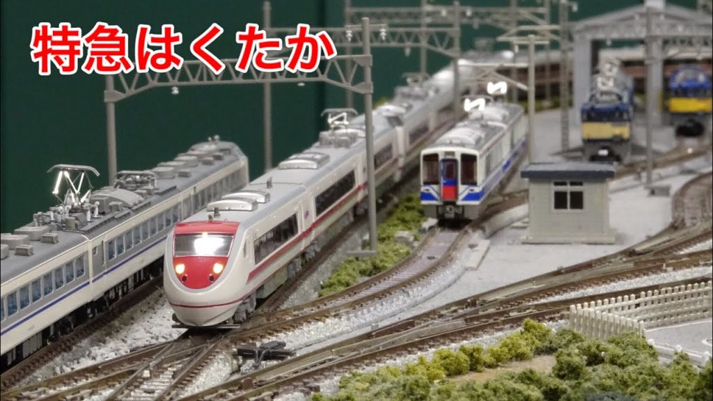 はくたか 681系と485系をNゲージ鉄道模型レイアウトで楽しむ！N scale model railroad layout