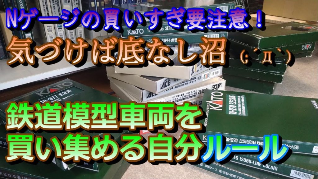 🐰131匹　Nゲージの買いすぎ要注意！気づけば底なし沼　(;´Д｀)　鉄道模型車両を買い集める自分ルール