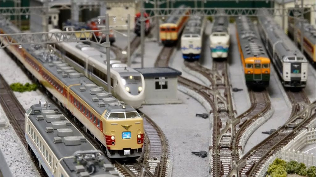 雷鳥・スーパー雷鳥・サンダーバードが活躍した北陸本線をNゲージで楽しむ！N scale model railroad layout