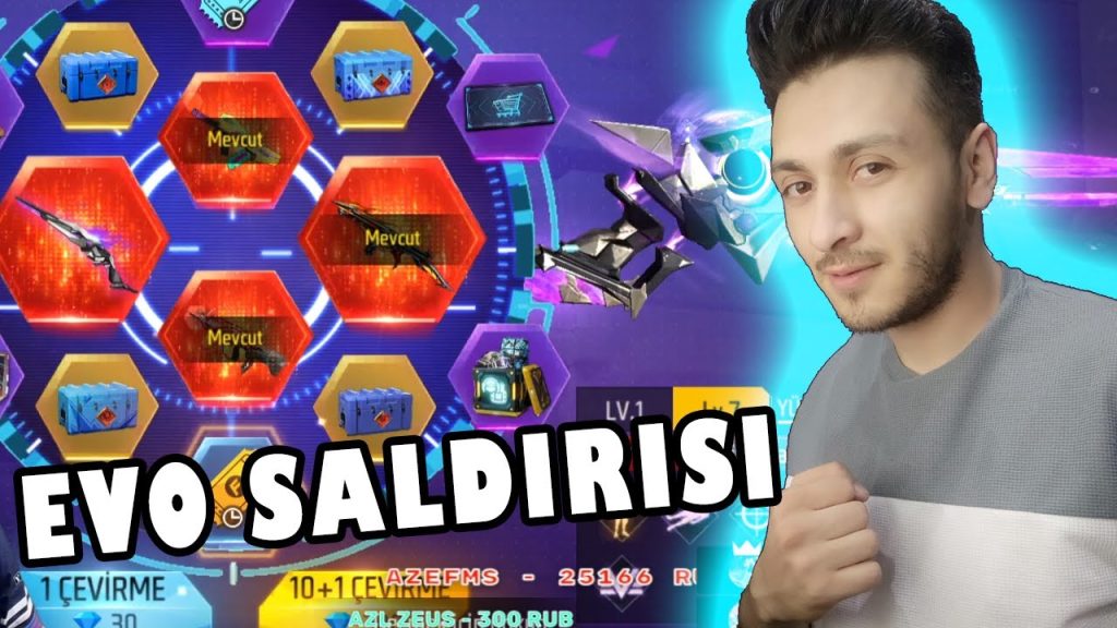 ELMAS HARCAMA BÜTÜN EVOLARI ALDIMI?  FREE FIRE AZERBAYCAN