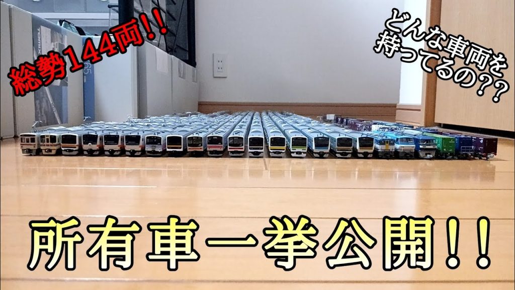 【Nゲージ】武谷はどんな車両を持ってるの？？所有車両を一挙公開！！