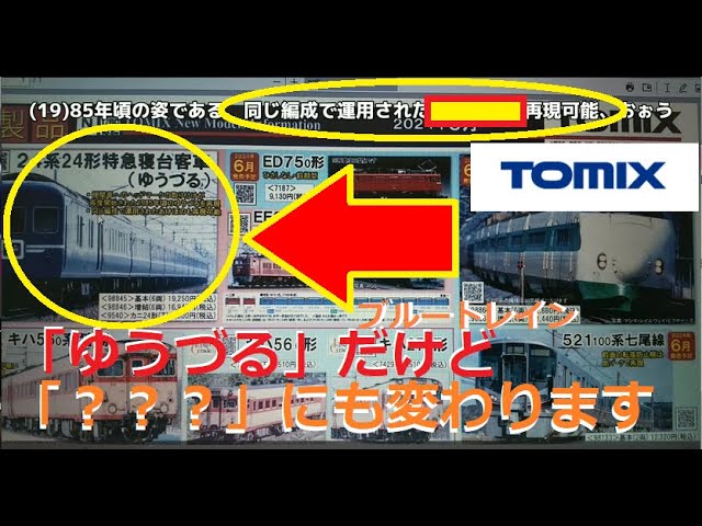 【Nゲージ新製品】TOMIX 2024年6月の新製品はHC85系、ブルートレイン、117系、ジオコレなどをしがないオッサンが酒を呑みながらダラダラと喋ります【鉄道模型】