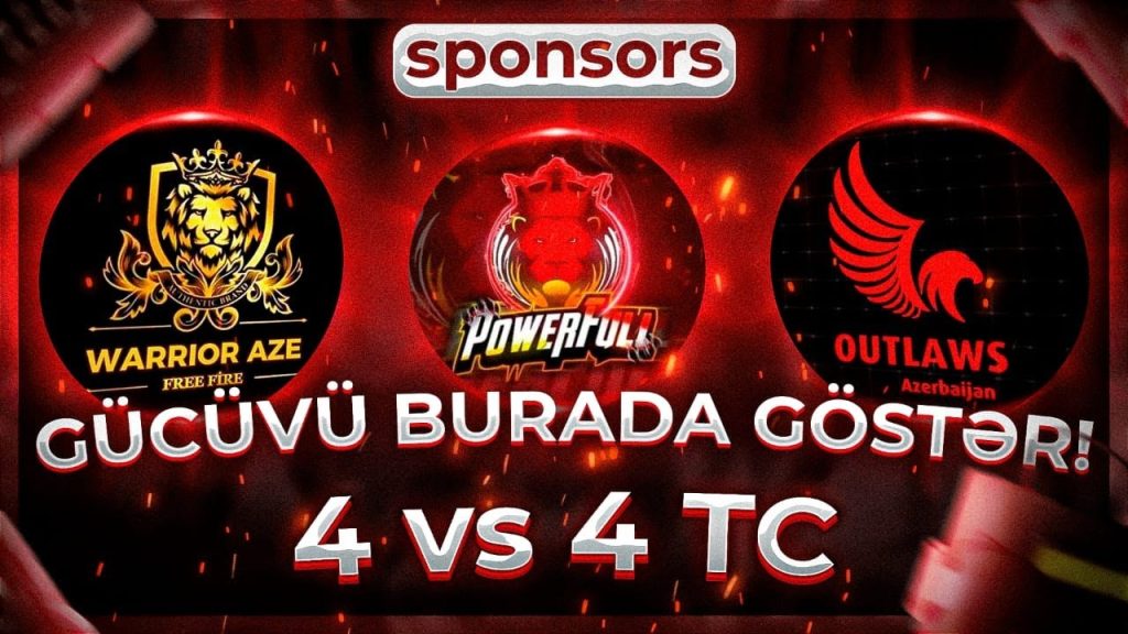 TC TURNUVASI 4vs4 FREE FİRE AZERBAYCAN