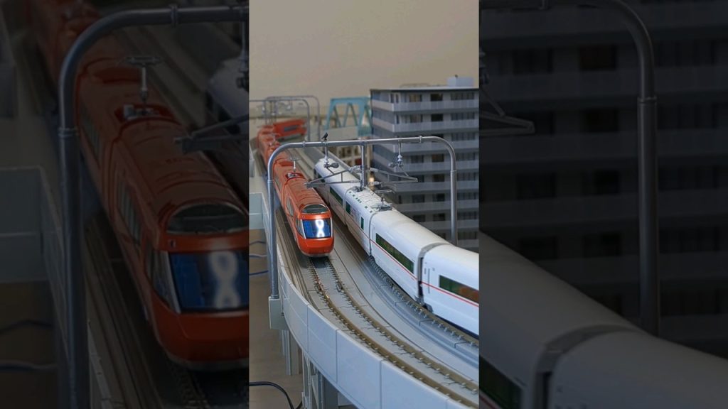 #ありがとうVSE ▼Nゲージ TOMIX 小田急ロマンスカー N-scale model, "VSE & GSE" ODAKYU ROMANCE CAR. #shorts #short