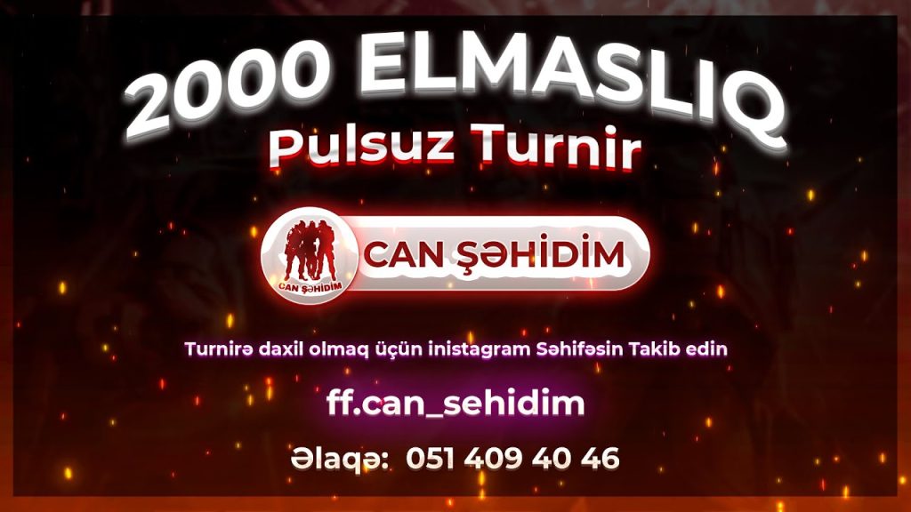 CAN SEHİDİM TURNUVASI YENI ILINIZ MÜBAREK OLSUN   FREE FİRE   AZERBAYCAN