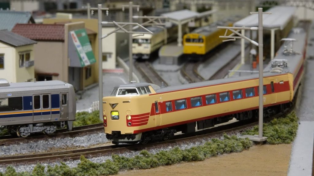 KATO 381系で特急「こうのとり」を再現してNゲージレイアウトで楽しむ！N scale model railroad layout