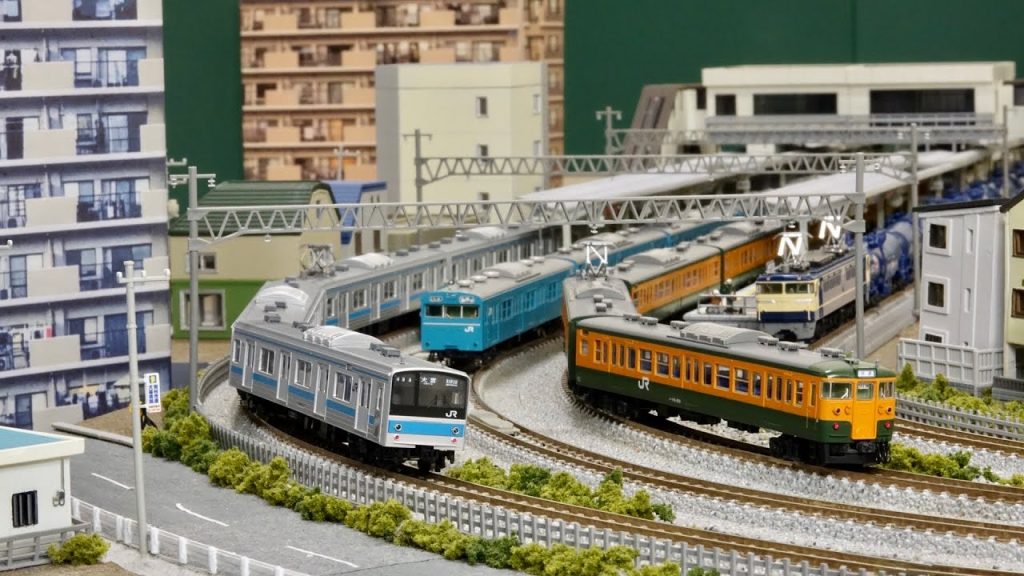 205系が活躍した京浜東北線・東北本線をNゲージ複々線レイアウトで楽しむ！N scale model railroad layout