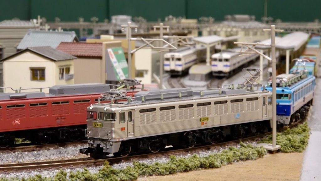 EF81 300 銀釜をNゲージ鉄道模型レイアウトで楽しむ！N scale model railroad layout