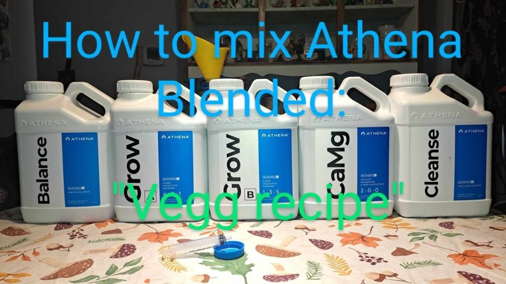 How to mix Athena blended-Vegg mixture #athenablended #indoorgarden