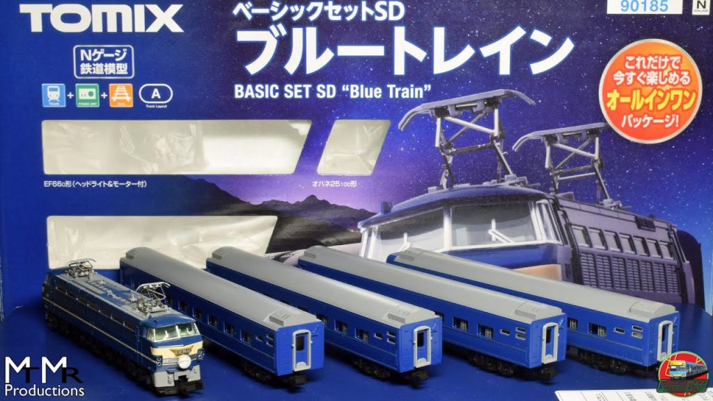 Opening a Tomix Basic Set SD "Blue Train" N Gauge Starter Set