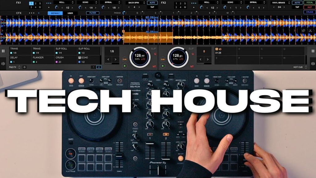 How To Mix Tech & Deep House on the DDJ-FLX4