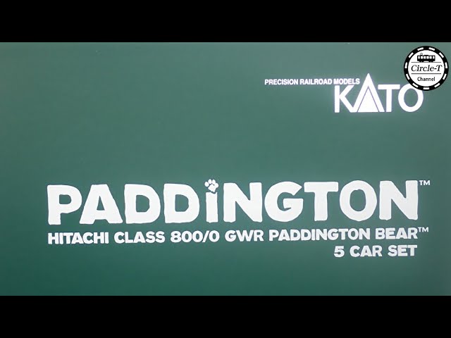 【開封動画】KATO 10-1673 特別企画品 英国鉄道Class800/0 GWR "Paddington Bear" 5両セット【鉄道模型・Nゲージ】