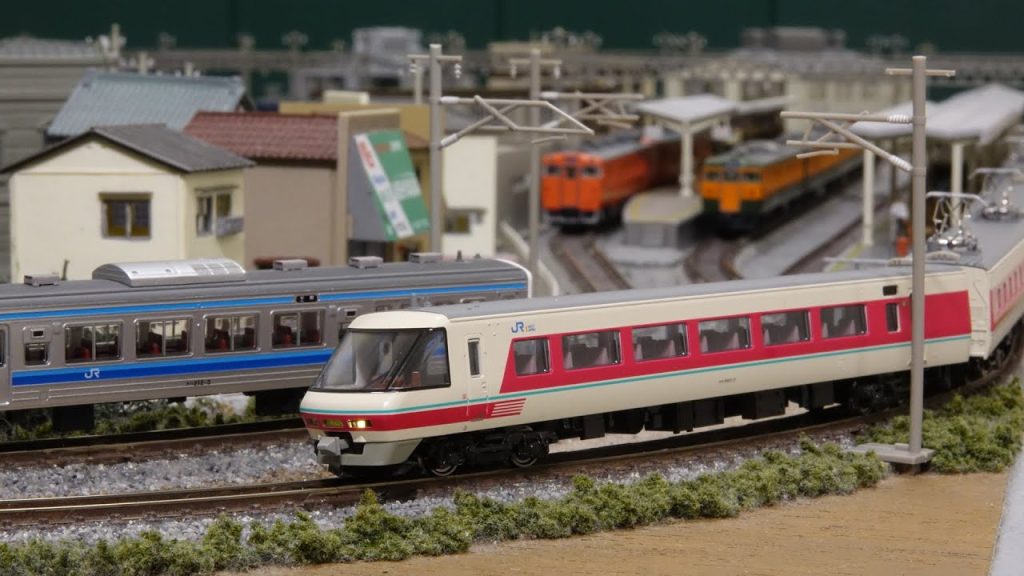 KATO 381系「やくも」をNゲージ鉄道模型レイアウトで楽しむ！N scale model railroad layout