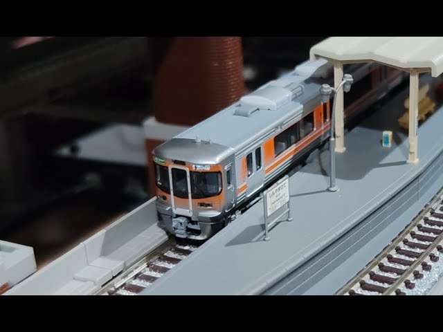 Nゲージ走行動画　TOMIX JR 313-8000系近郊電車(セントラルライナー) #鉄道模型  #nゲージ #train #tomix