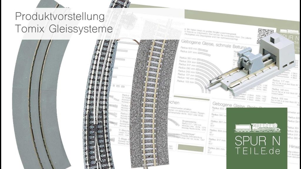 Produktvorstellung Tomix Fine Track / Straßenbahn - Gleissystem