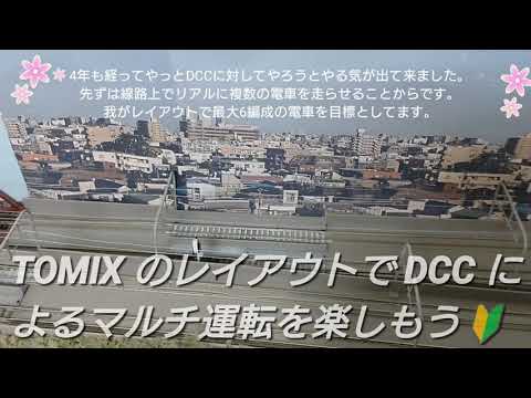 【願望】マイレイアウト(TOMIX 線路) にDCC を導入予定 !  🔰