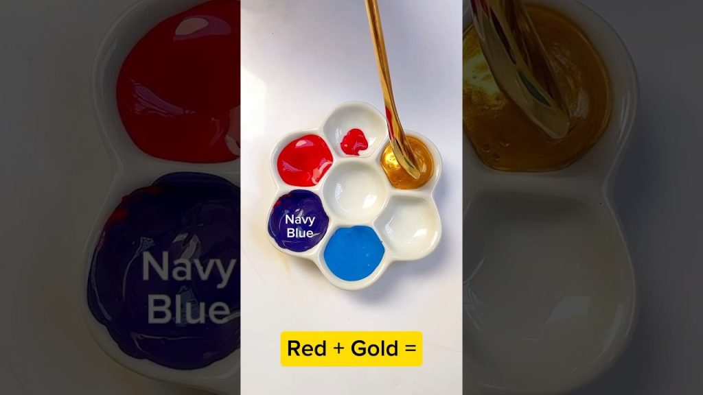 Color mixing | How to mix color#colormixing #paintmixing  #primarycolours