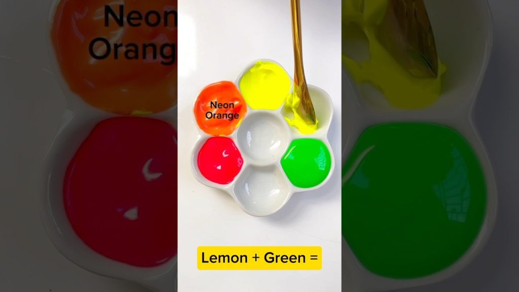 Colour mixing | How to mix colour#colormixing #paintmixing  #primarycolours