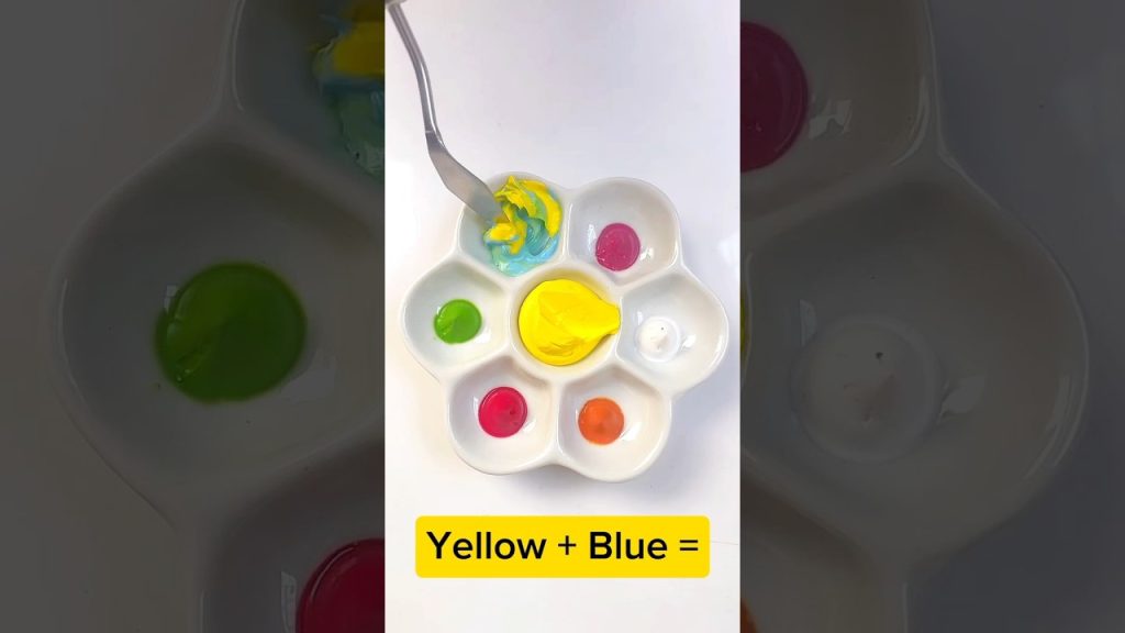 Colour mixing part 1| How to mix colour#colormixing #paintmixing  #satisfyingart