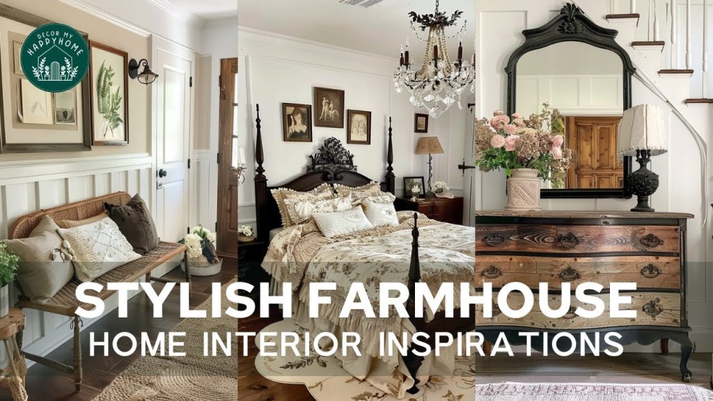 How to Mix Vintage and Modern for a Stylish and Elegant Farmhouse Look: Home Interior Inspirations