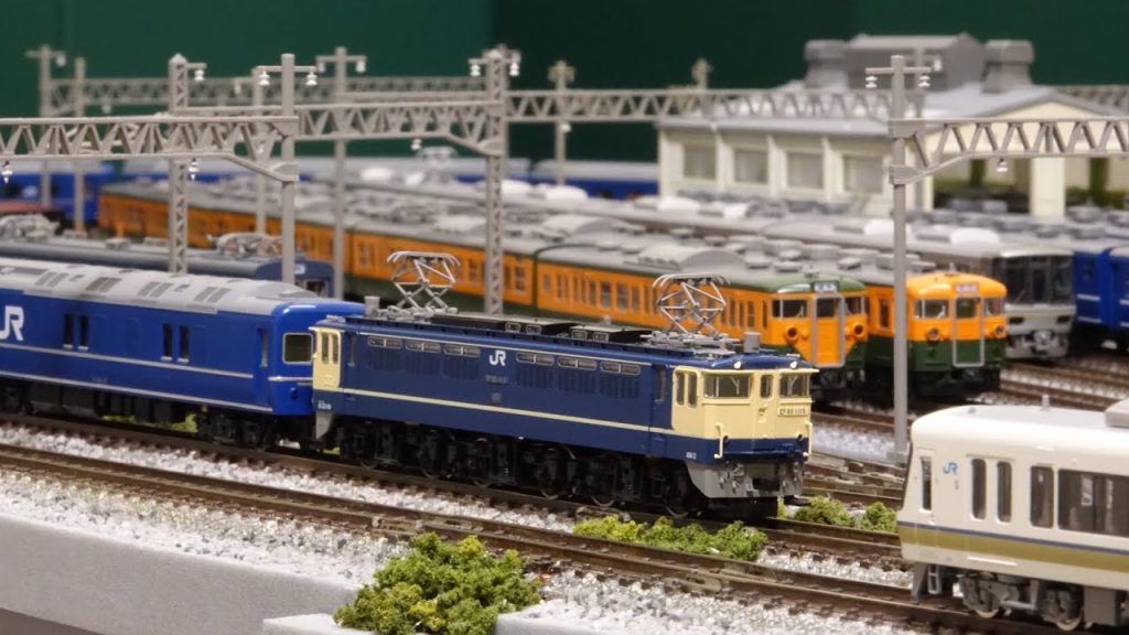 東海道を駆けた寝台急行「銀河」をNゲージ鉄道模型レイアウトで楽しむ！N scale model railroad layout